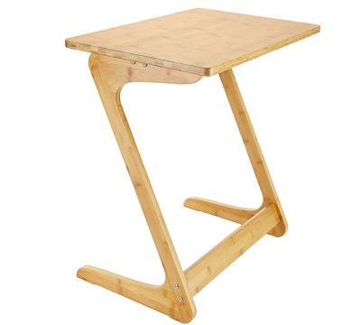 China Detachable natural bamboo table study mobile reading table for sale