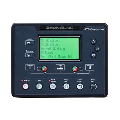 China Remote Control Zhongling ATS Controller Intelligent Double-Supply Module Generator Controller for sale