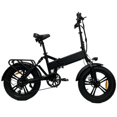 China PL Warehouse 20 Inch 48V 250W 750W 12.5Ah Full Suspension Fat Bike 750W Foldable Electric Tire Ebike For Adults for sale