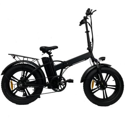 China Poland Eu Warehouse Ebike 20 Inch Fat Tire Folding Ebike Bicycle 48v 500w Bicicleta Electrica Plegable Ebike for sale