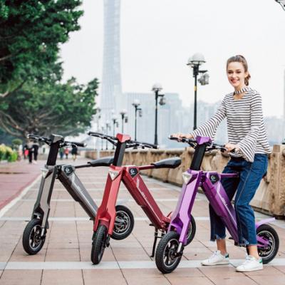 China 2021 New Style 48V 350W One-button Waterproof Automatic Folding Electric Scooter Chanson AK1 Lehe K1 K2 Smart Scooter City Bike Women for sale