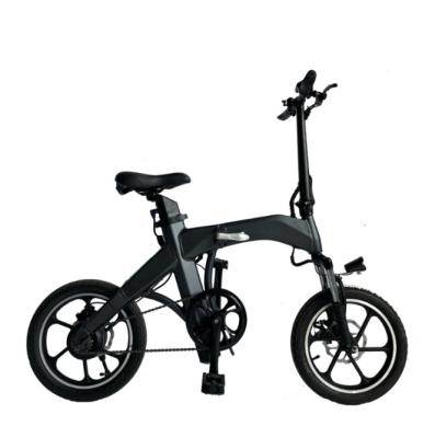 China 2021 16 Inch Mini Ebike Folding Electric Bike Portable Electric Bicycle 36V 250W 350W 500W 10Ah Aluminum Alloy Small for sale