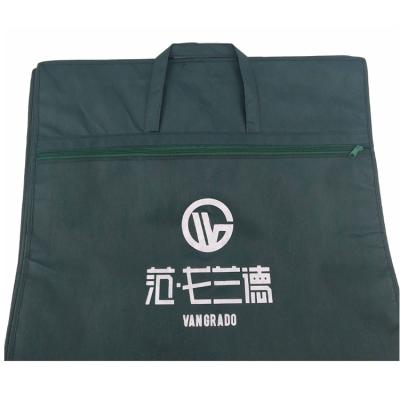 China Factory Price Eco-friendly Logo Printed Men Suit Garment Cover Bag For Garment Biodegradable for sale