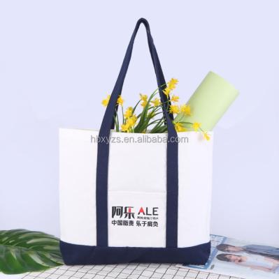 China Custom Other Logo Cotton Canvas Fabric Muslin Bag With Printed Canvas Tote Bag for sale