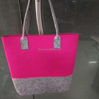 China 2021 New Larger Recyclable Felt Bag 100% Eco-Friendly Felt Bag Supplier With Custom Logo for sale