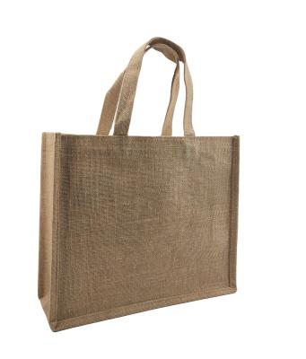 China Other Manufacturer Customized High Quality Jute Canvas Hand Held Shopping Bag for sale