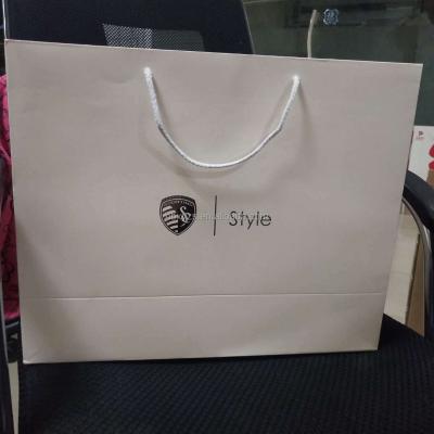 China Recyclable Recycled Paper Bag Kraft Paper Bag Logo Printing Custom Food Take Out Grocery Bag for sale