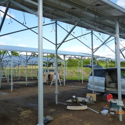 China Single Pole Aluminum Alloy Ground Solar Mounting System for sale