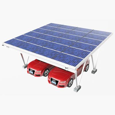 China Easy Install 2021 New Arrival PV Solar Panel Racking Structure 10kw Bifacial Solar Carport Ground Mounting Photovoltaic Panel Support SystemH for sale