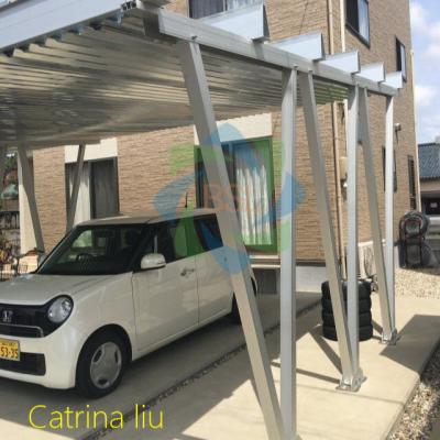 China AL6005-T5 Parking Lot Aluminum Solar Photovoltaic Ground Mounted Structure for sale