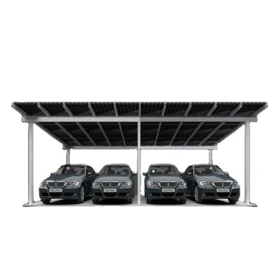 China Easy Install Commercial Solar PV Mounting Structure Aluminum Waterproof Parking Lot Mounting Systems For Solar Panel for sale