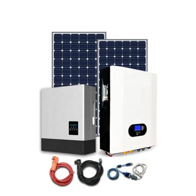 China Home Off Grid Inverter Complete Set 20kw Solar Power System for sale