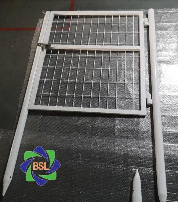 China BSL Solar White Triangle Fence Garden Fence /Fence Gates For Solar Easily Assembled Bending Energy System for sale