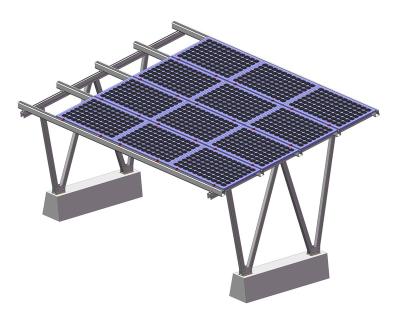 China Commercial Cheap Custom Parking Lot Solar Panel Mounting System for sale