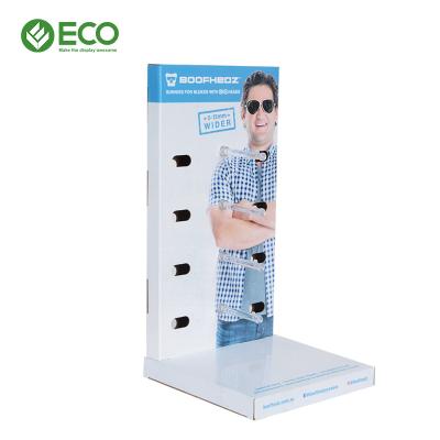 China Fashionable Shopping Mall POP Countertop Sunglasses Display Rack Cardboard Eyewear Sunglass Display Rack for sale