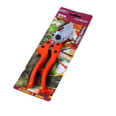 China High Quality Carbon Steel Anti-skid Handle Fruit Tree Shears Garden Hand Tools for sale