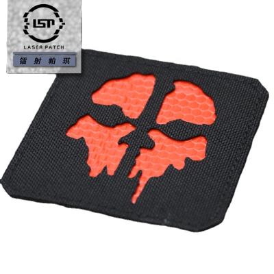 China GHOST Laser Cutting Patch night luminescence Reflective Patch 500D Cordura Standard Infrared for sale