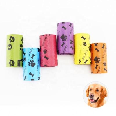 China 1Roll 15pcs Dog Poop Bag Viable Garbage Waste Bags For Cat Dog Pets Waste Collection Bags Outdoor Pet Cleaning Supplies for sale