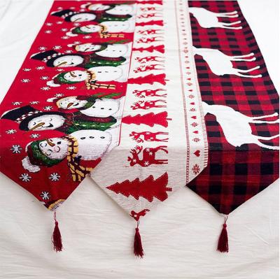 China Festival Decoration Holiday Table Runners for Dining Room Table Runner for Christmas Table Decorations for sale