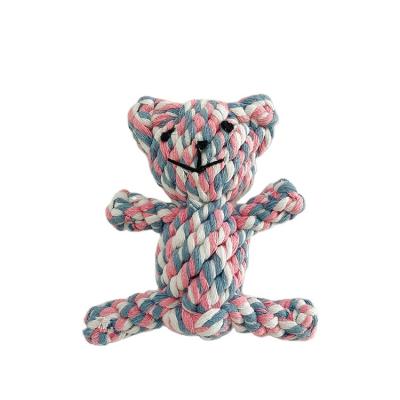 China Sustainable Durable Cotton Rope Dog Chew Toy For Medium Small Dog for sale