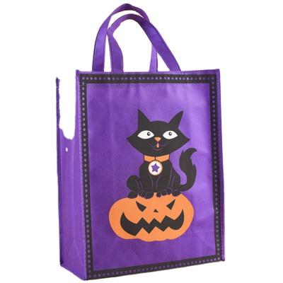 China Eco - Friendly Designed Recyclable Non Woven Halloween Candy Bags For Kids for sale