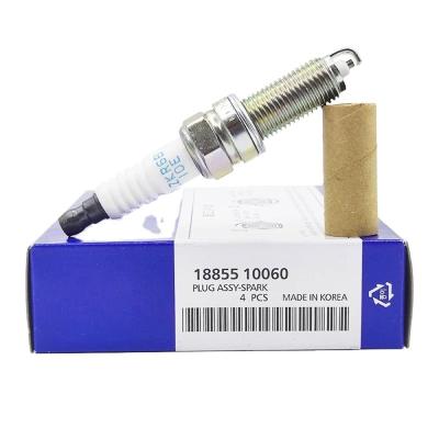 China Original Genuine Iridium ANGIO 18855-10060 Iridium Spark Plug OEM Used For Hyundai Kia 1885510060 LZKR6B-10E for sale