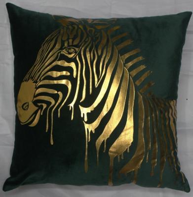 China Viable Wholesale Foil Printing Cushion Cover Home Decor Cushion Cover for sale