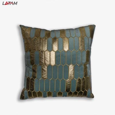 China Sustainable Embroidery Print Velvet Cushion Cover Home Decor Cushion Cover for sale