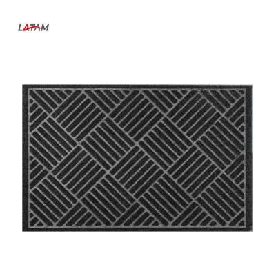 China Stain Resistant Hot Embossed PVC Floor Mat for sale