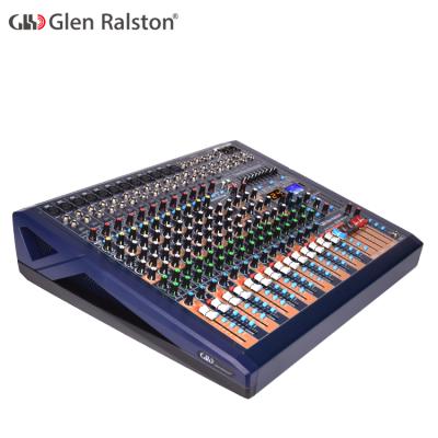 China Bars Glen Ralston 16 Channel Multi-Function Audio Mixing Console with DJ Audio Mixer for sale