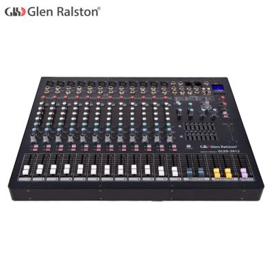 China Glen Ralston 12 Mode Mixer Live Audio Console Video DJ DSP Digital Professional Sound Mixer for sale