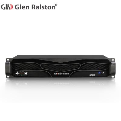 China Professional Bars Glen Ralston GD800 Watts 850W*2 2U Class Sound Frequency Power Amplifier for sale