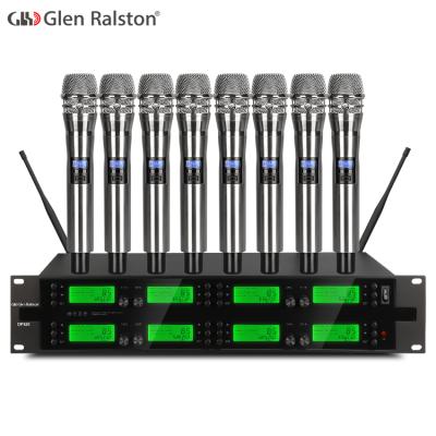 China Wireless Headset Microphone Glen Ralston U Segment One Drag Eight Microphone KTV Home Conference Stage Microphone for sale