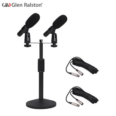 China Glen Ralston High Quality Portable Omnidirectional Microphone Cable Video Conference Microphone With Speaker for sale