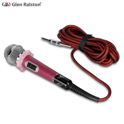 China Handheld Microphone Glen Ralston D6 pro Mic Handheld Micro Wired Dynamic Microphone cheap professional audio for sale