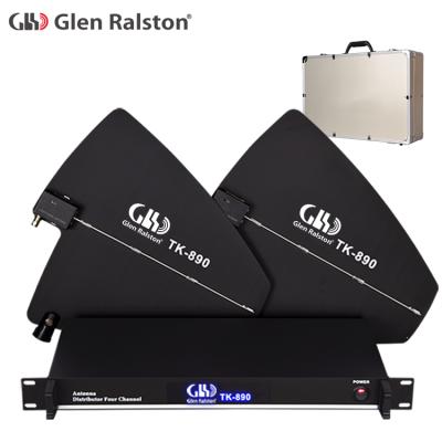 China Configure Glen Ralston UHF Wireless Microphone Antennas Distribute Amplifier System for sale