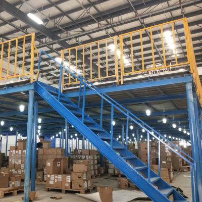 China Galvanized Steel Platforms For Warehouse Mezzanine Floor Racking System for sale