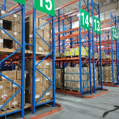 Κίνα Αποθήκευση VNA Racking Πολύ στενό διάδρομο Pallet Racking 1600mm-2000mm προς πώληση