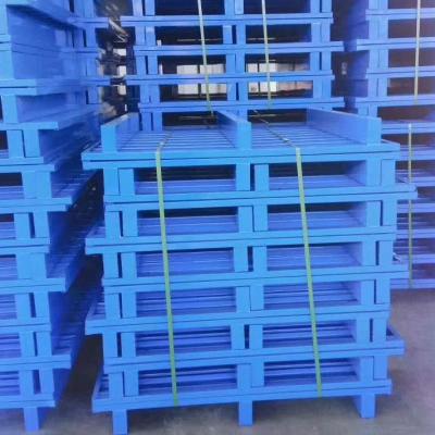 China Two Way Fork Heavy Duty Warehouse Steel Pallet / Metal Pallet for sale