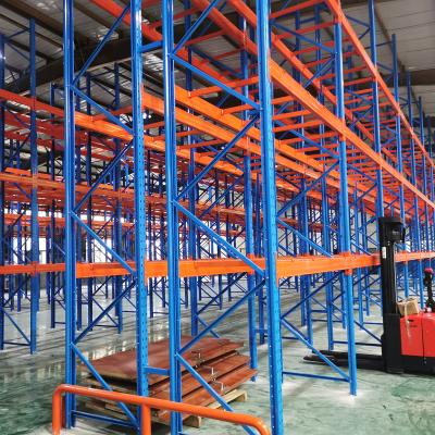 China Steel Q235 Heavy Duty Assembled Warehouse Pallet Rack / Metal Storage Racks for sale