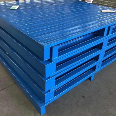 China 1000 - 2000 Kg Warehouse Steel Pallet Heavy Duty Steel Pallet Steel Pallet Manufacturers for sale