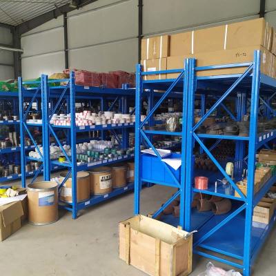 China Metal Rivet Rack Shelving Adjustable For Supermarket Inventory Management for sale