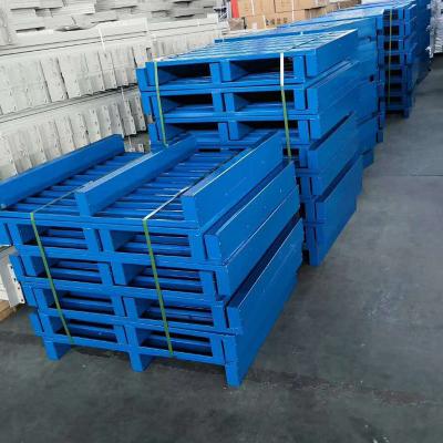 China Heavy Duty Warehouse Steel Pallet 500KG-3000KG Load Capacity Steel Metal Pallets for sale