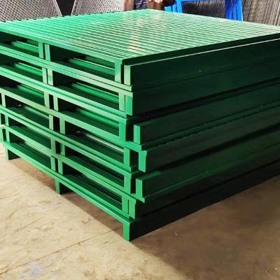 China 2 Way Entry Type Warehouse Steel Pallet Hot Dip Galvanized Heavy Duty metal pallet for sale