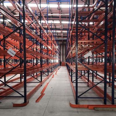 China Steel Customizable VNA Very Narrow Aisle Racking For Narrow Aisle Pallet Shelf In Metal Material for sale