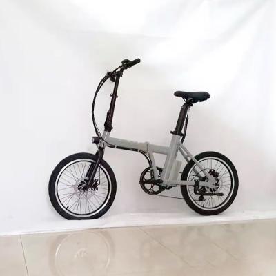 China 16 inch 36v 250w mid bike aluminum alloy fram F/R disc brake motor drive ebike kids bike foldable bike for sale