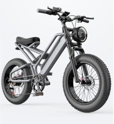 China New Arrival 20inch 4.0 Aluminum Alloy TDE-07 Motorcycle Fat Tire Fat Tire Electric Bike Powerful Electric Bicycle for sale