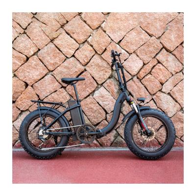 China Aluminum alloy fat tire 48v500w e bike lcd display cruiser e bike city foldable e-bike for ladies for sale