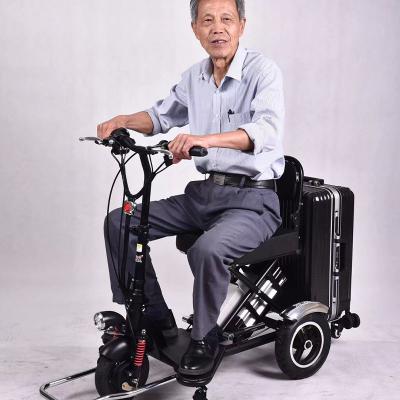 China Large Adult Tricycle Fully Enclosed Adult Folding Mobility Scooter Elderly 3 Wheels Electric Suppliers Mobility Scooter for sale