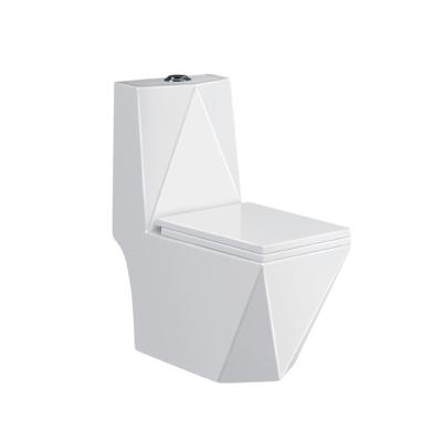 China Customized High Quality Double-Flow Ceramic One Piece Toilet S Trap P Trap Toilet And Sink Set Ceramic Elegant Design Easy Cleaning for sale